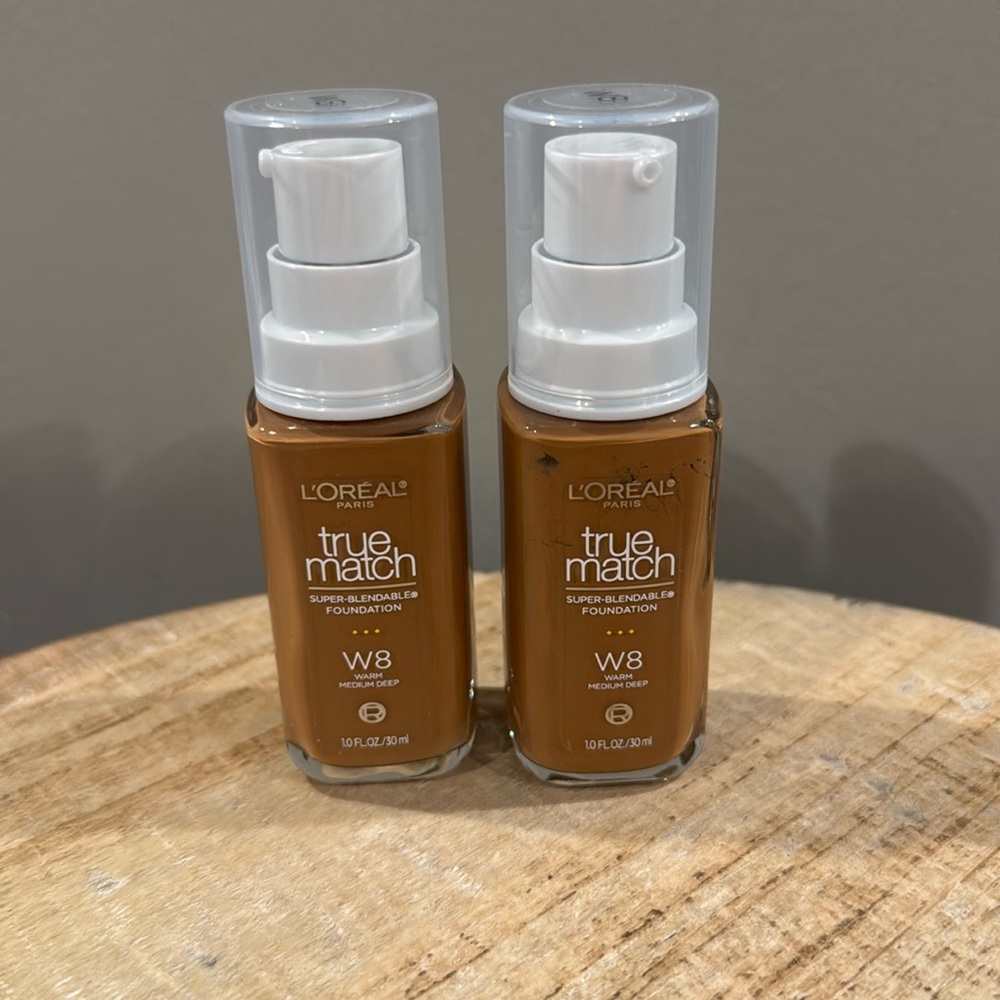 L’Oréal true match super-blendable foundation W8 warm medium deep